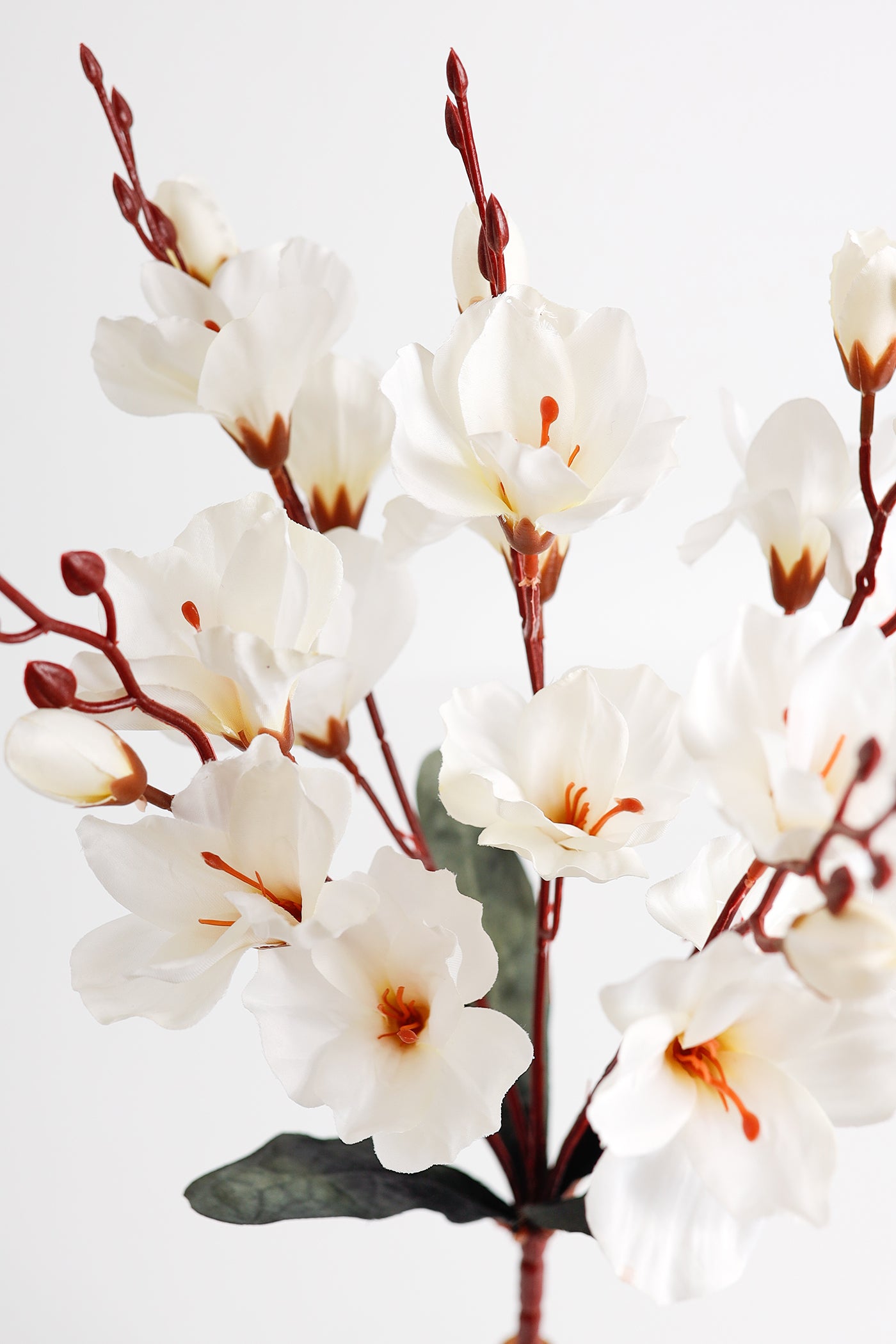 17" Artificial Magnolias Bush Silk Flowers Perfect for Bulk Arrangements