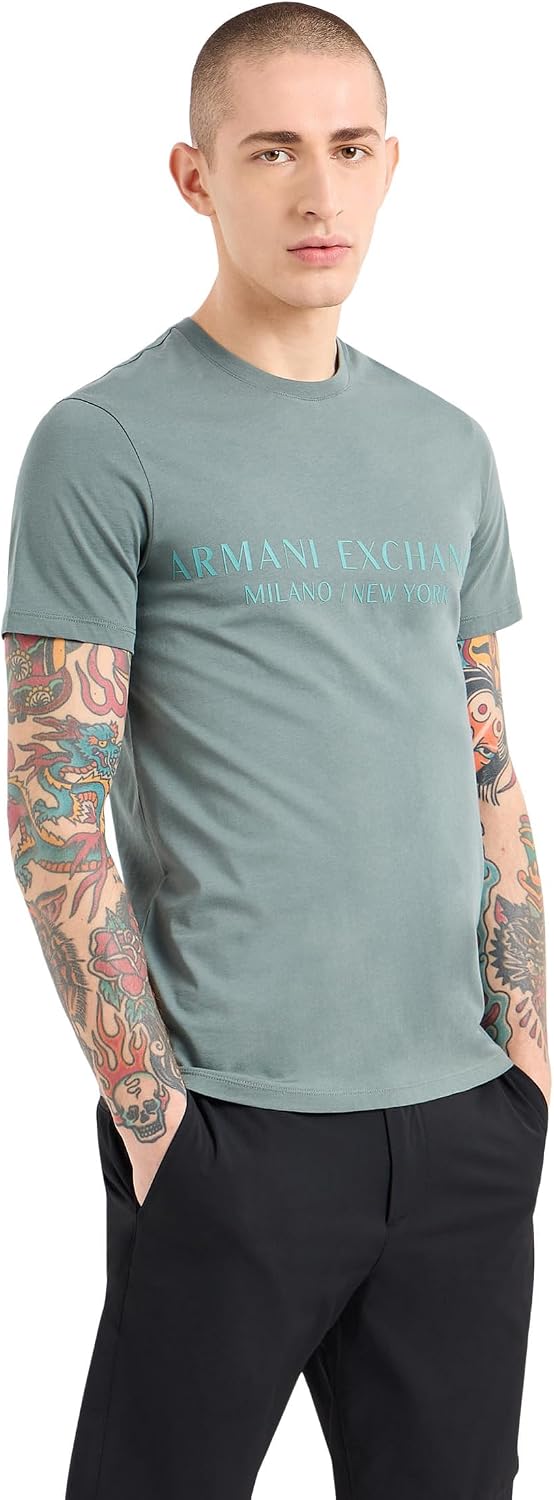 Men's Crew Neck Logo Tee