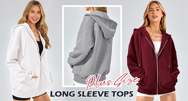 Pink hoodie zip up Long sleeve hoodies for women Oversized sweatshirt Christmas hoodie Travel