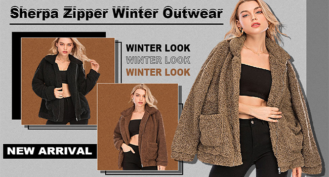 women shearling jacket