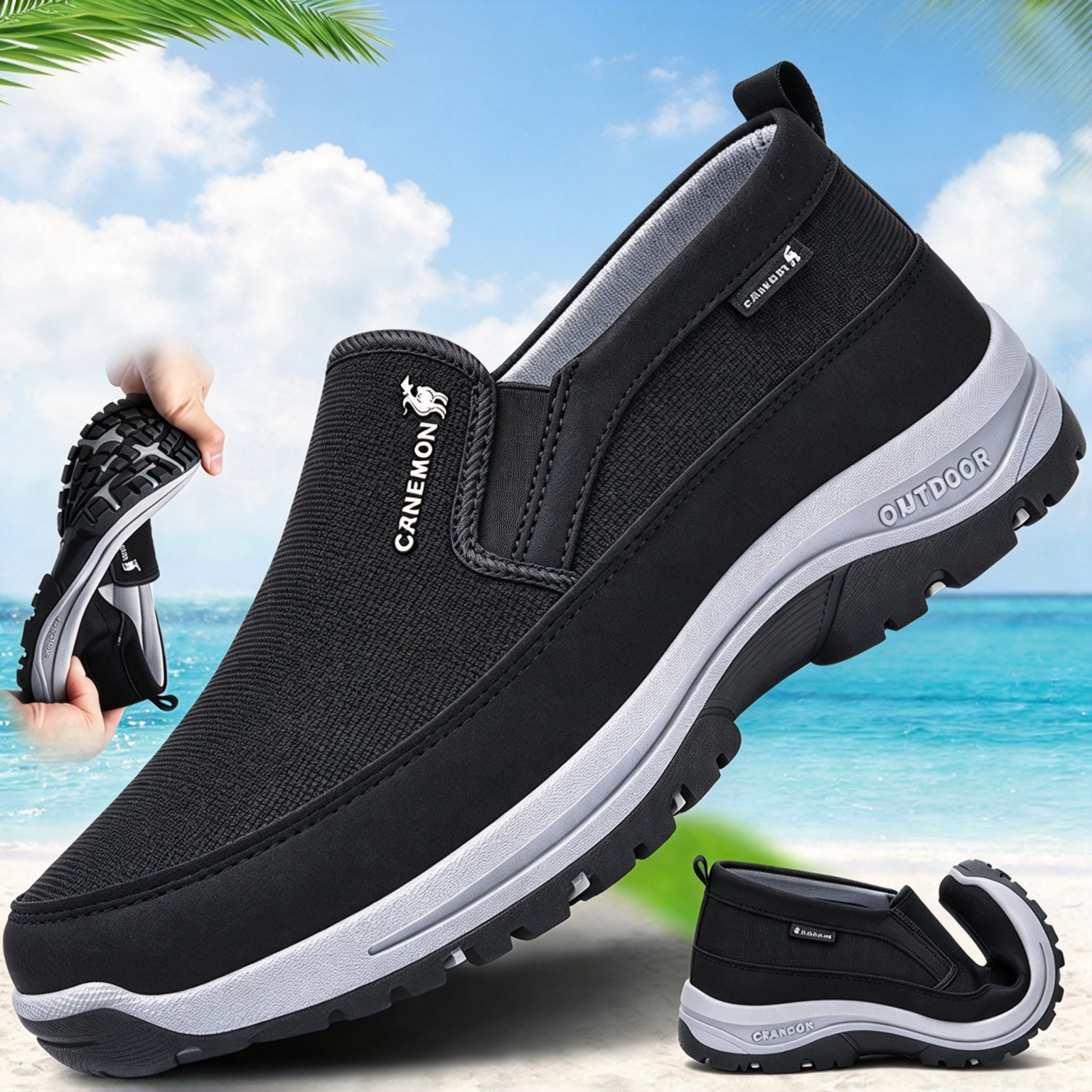 New Arrival Shock Absorbent Lightweight Outdoor Sports Hiking Casual Shoes