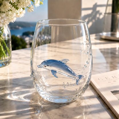 🌊 3D Ocean Animal Artisan Glassware Collection