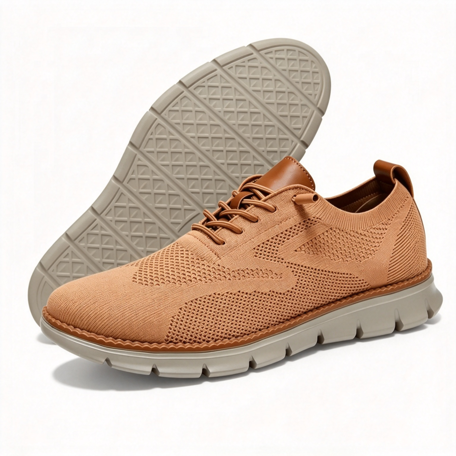 💥Secret Offer🔥 Ultra Comfy Men's Breathable Knit Lace-Up Casual Shoes