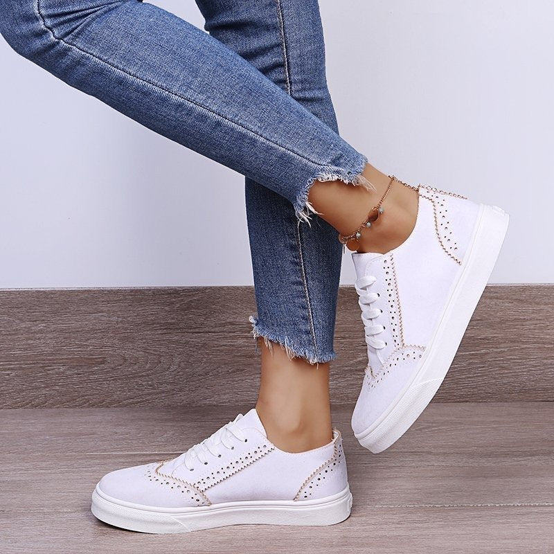 Best Orthopedic Women Shoes Comfy Anti-shock Round Toe Sneakers Vintage Design