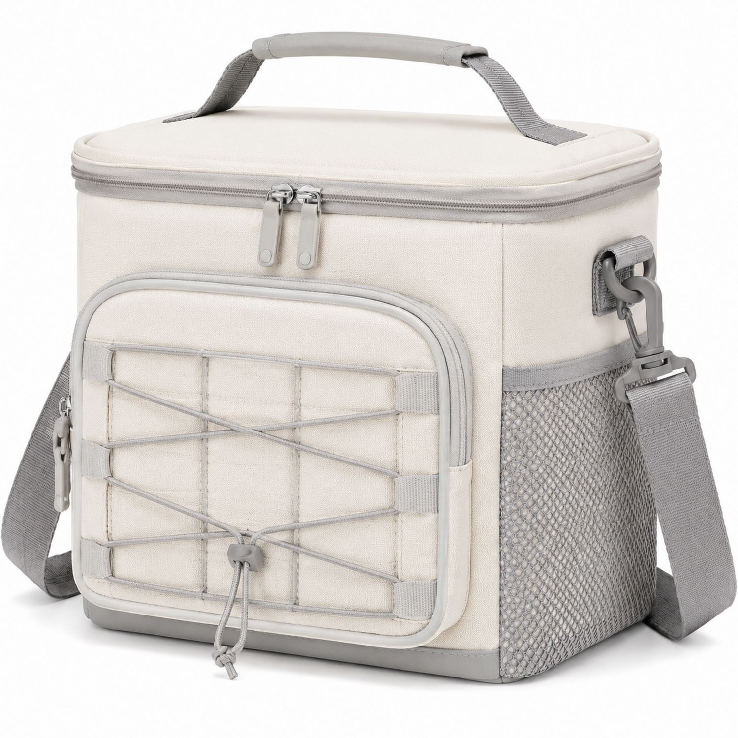Sac isotherme beige 20L avec bandoulière réglable