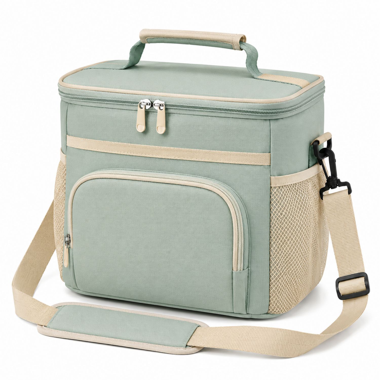 Sac Isotherme Vert Menthe avec Bandoulière Réglable