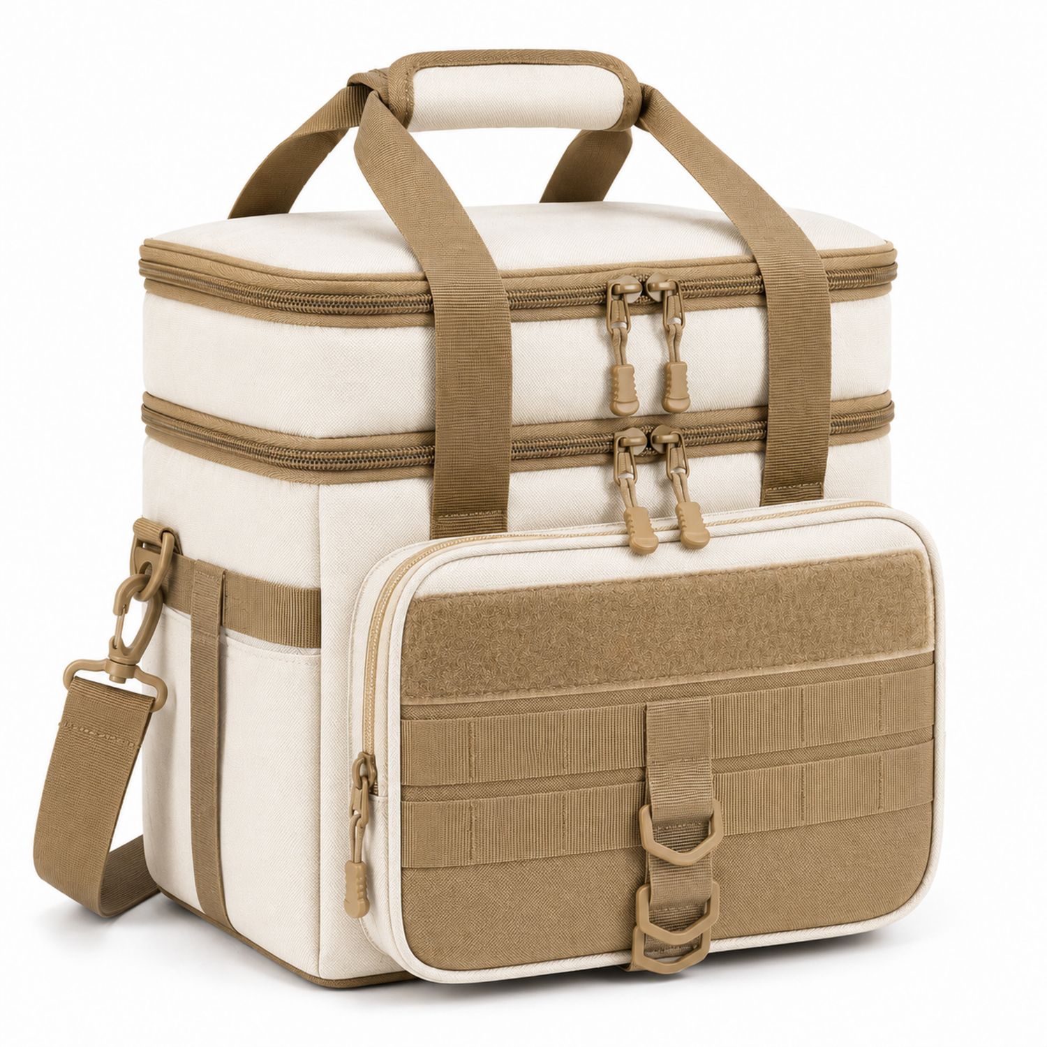 Sac Isotherme Multifonction Crème et Beige