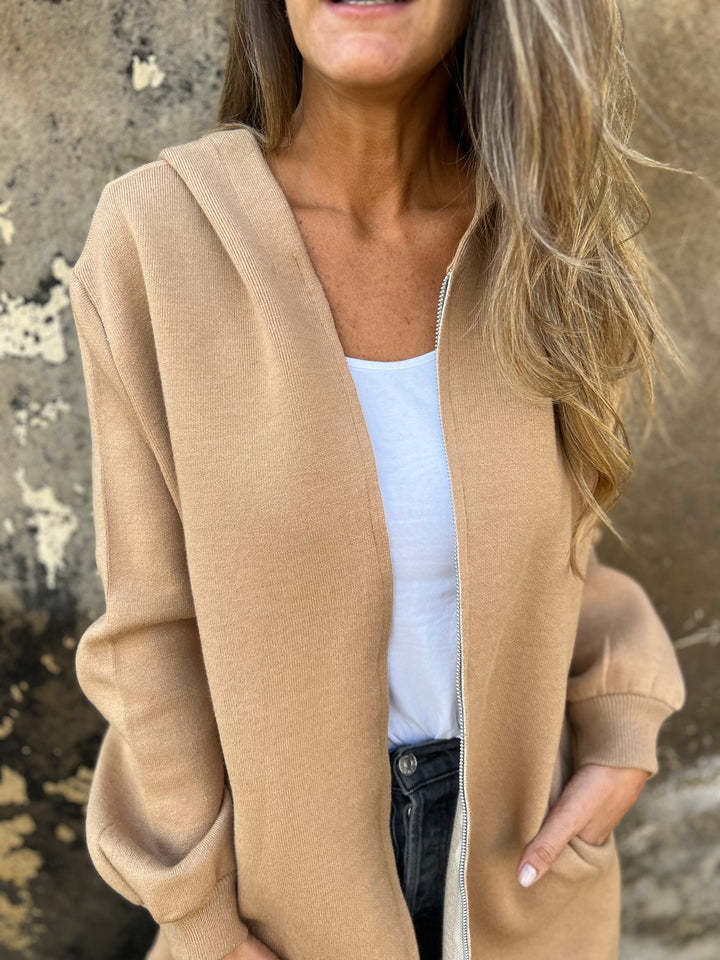 CLEARANCE SALE🔥 Round Neck Zipper Long Sleeve Casual Jacket