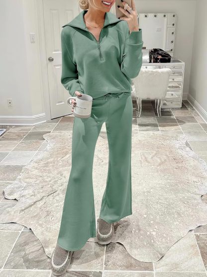 2024 Fall Trendy Outfits Oversized Two Piece Sweatsuit