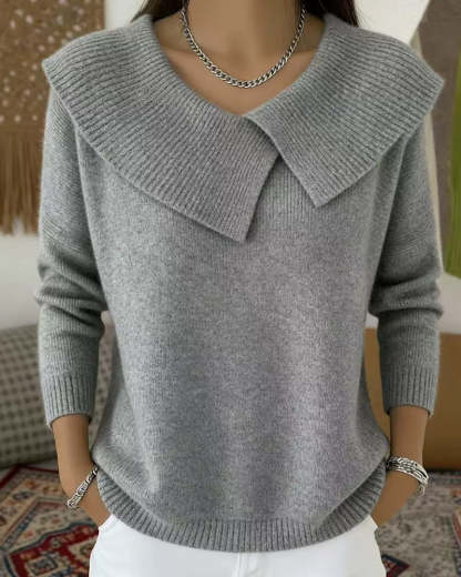 Effortless Comfort Ribbed Knit Sweater