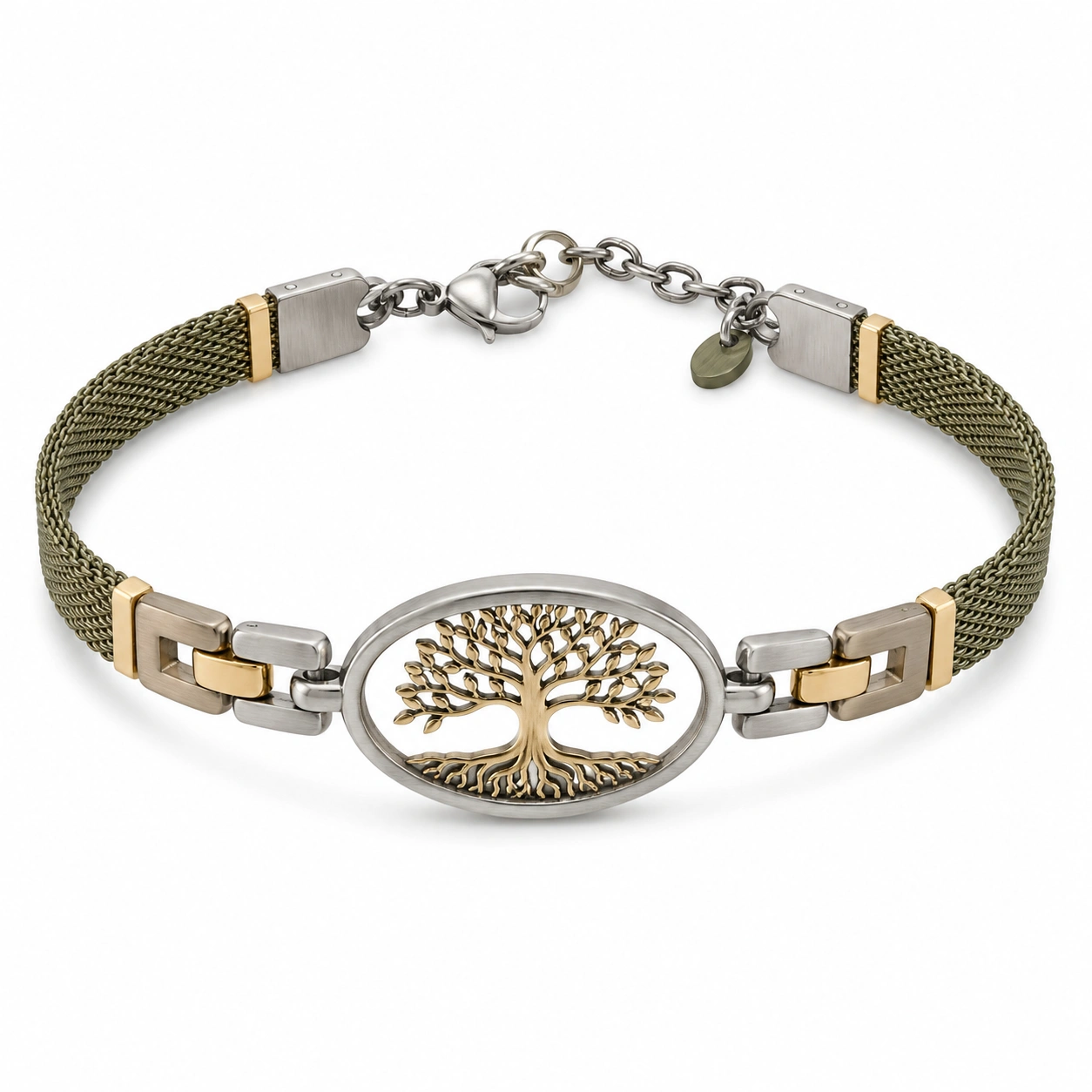 Armband mit Lebensbaum-Motiv und Holzperlen-homverica