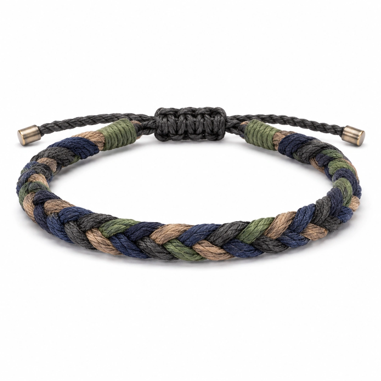 Geflochtenes Armband Mehrfarbig mit Schiebeverschluss-homverica