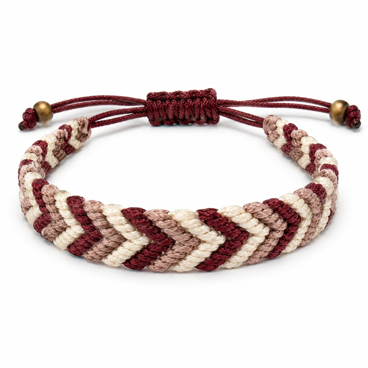 Geflochtenes Paracord Armband Verstellbar Schwarz/Grün/Beige-homverica
