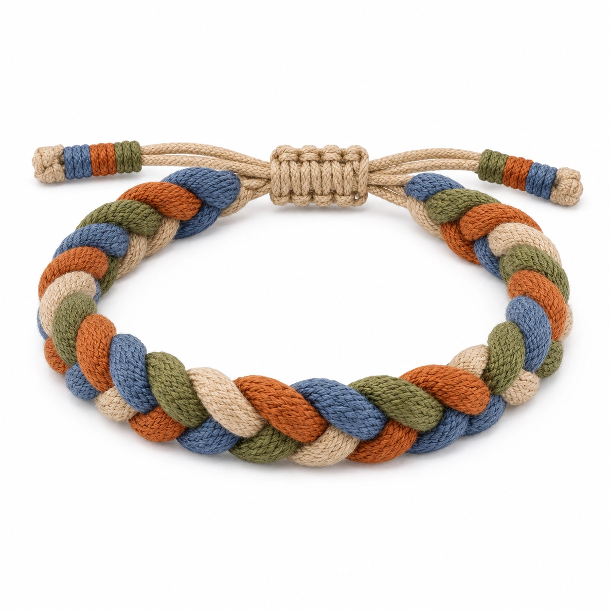 Handgefertigtes Verstellbares Geflochtenes Armband Mehrfarbig-homverica