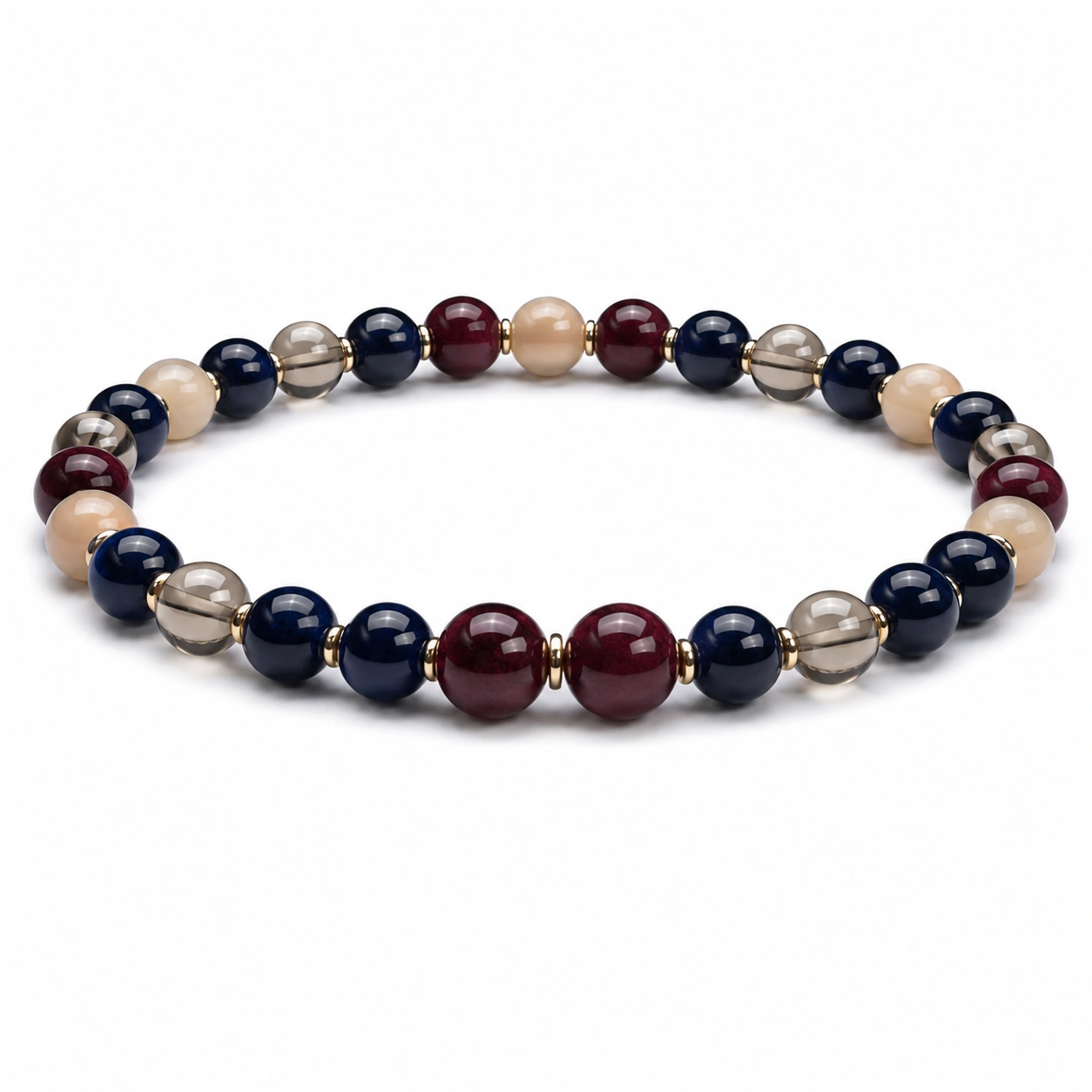 Elegantes Armband mit bunten Kugelperlen-decozrina