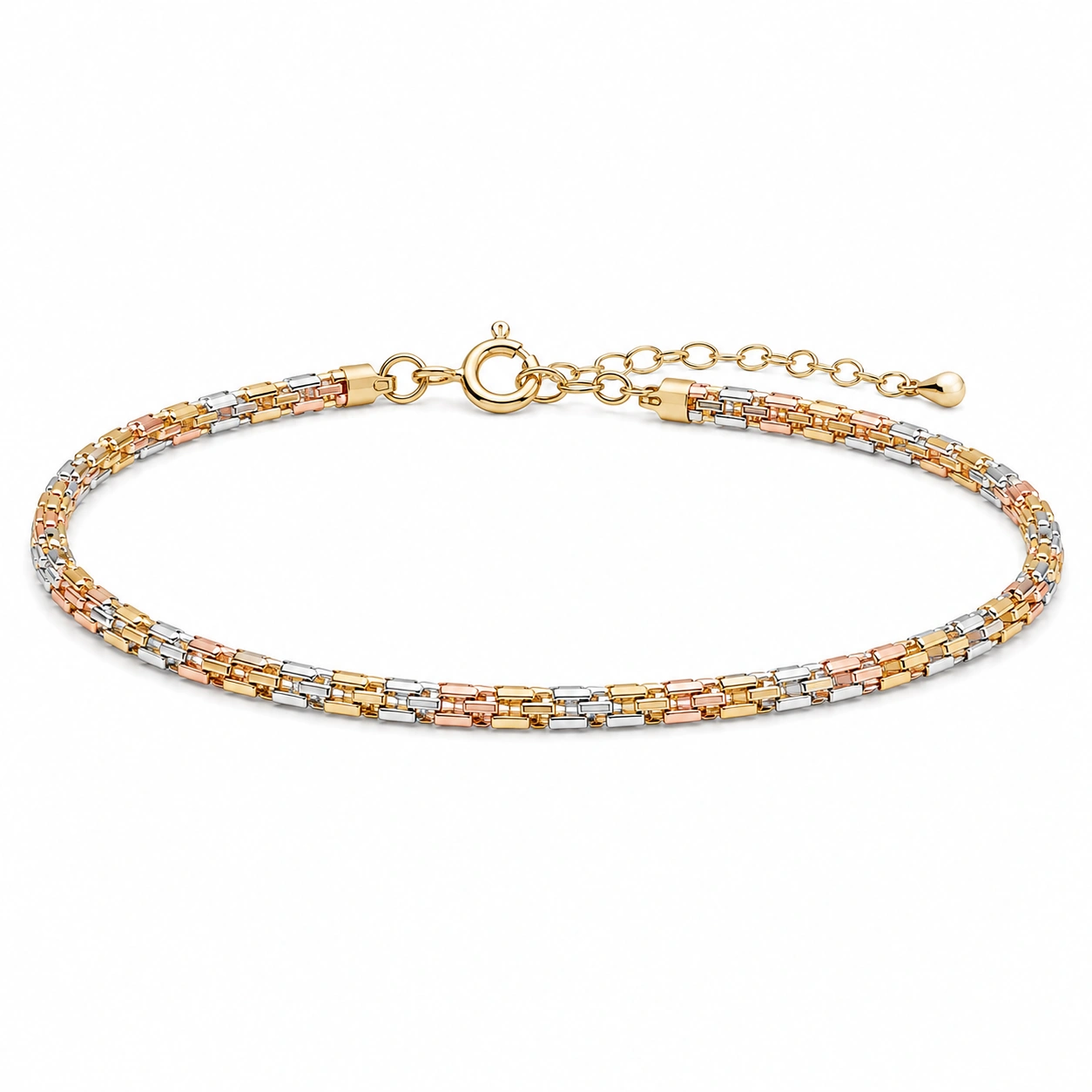 Verstellbares Armband aus mehrfarbigem Metall-decozrina
