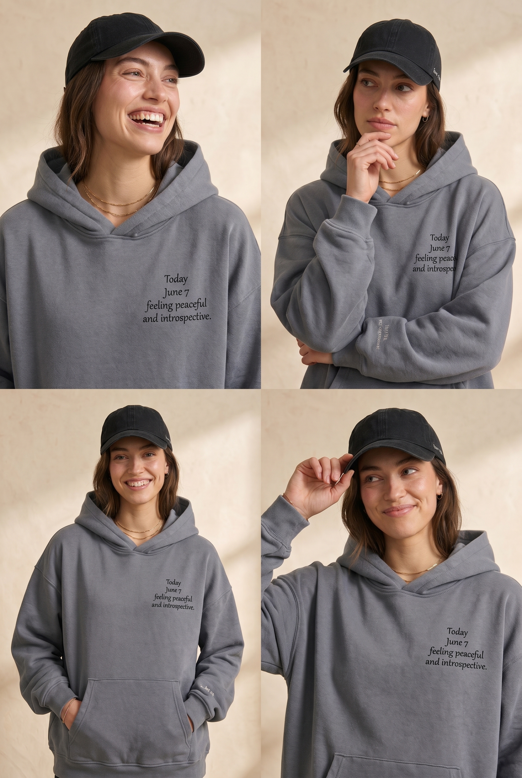 Feeling pcaceful and introspective Hoodie