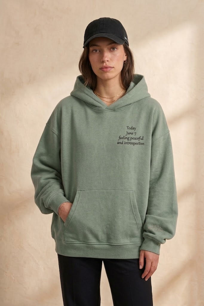 Feeling pcaceful and introspective Hoodie