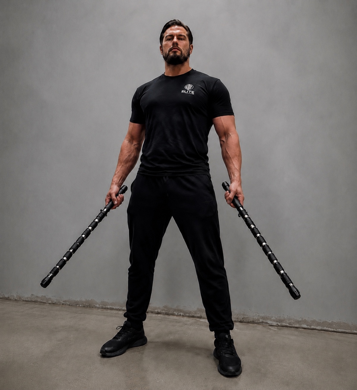 Nocturne Twin Tactical Batons — Full-Metal Collector Set