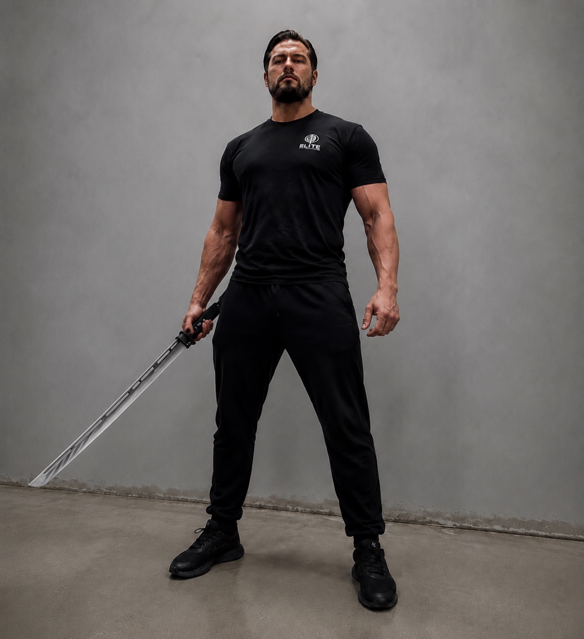 Shadow Sentinel Wooden Sword — Unsharpened Display Prop