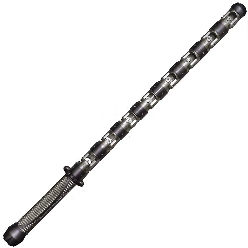 Custom All-Metal Black Widow Natasha Twin Batons Weapon Model, HCMY Marvel Avengers Replica, Scarlett Johansson Gear