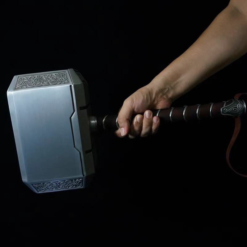 1:1 Full Metal Thor Stormbreaker Axe Replica, Life-Size Custom Thor Hammer Toy Weapon Large Marvel Collectible Prop