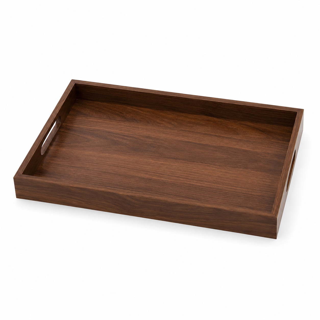 Kaffee Tablett in Walnuss Optik 45x30 cm-AuristonHome