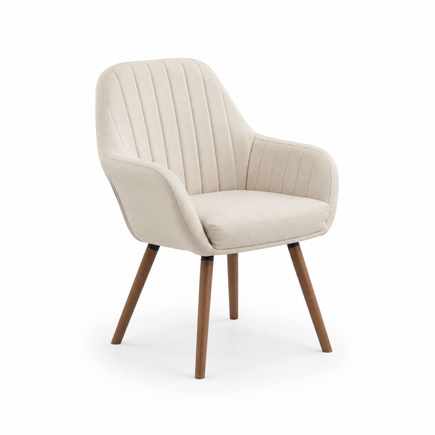 Stuhl mit Armlehnen Holz Beige 84cm