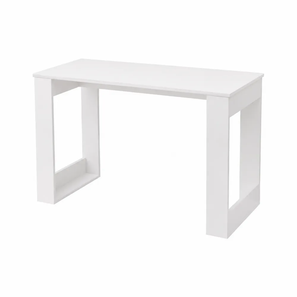 Biurko z płyty MDF Biały 120x50x75 cm