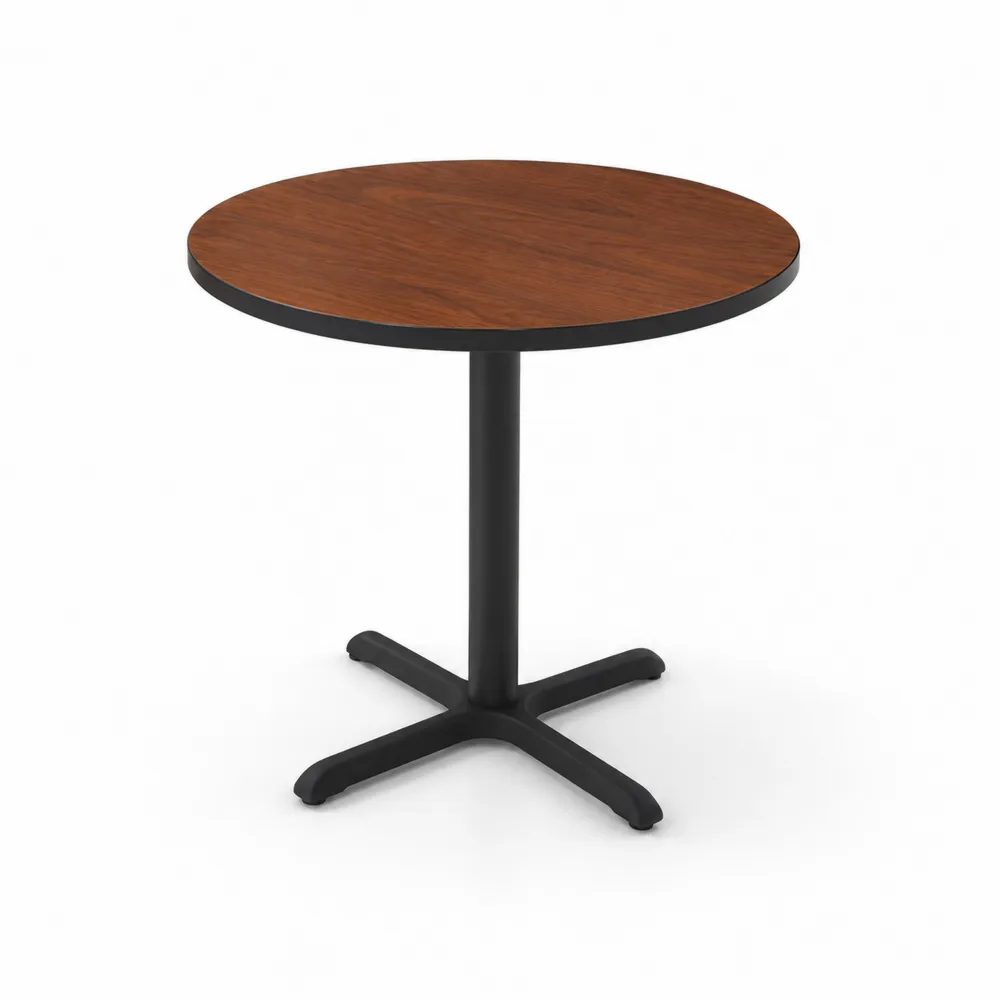 Stół okrągły drewniano-metalowy 90 cm