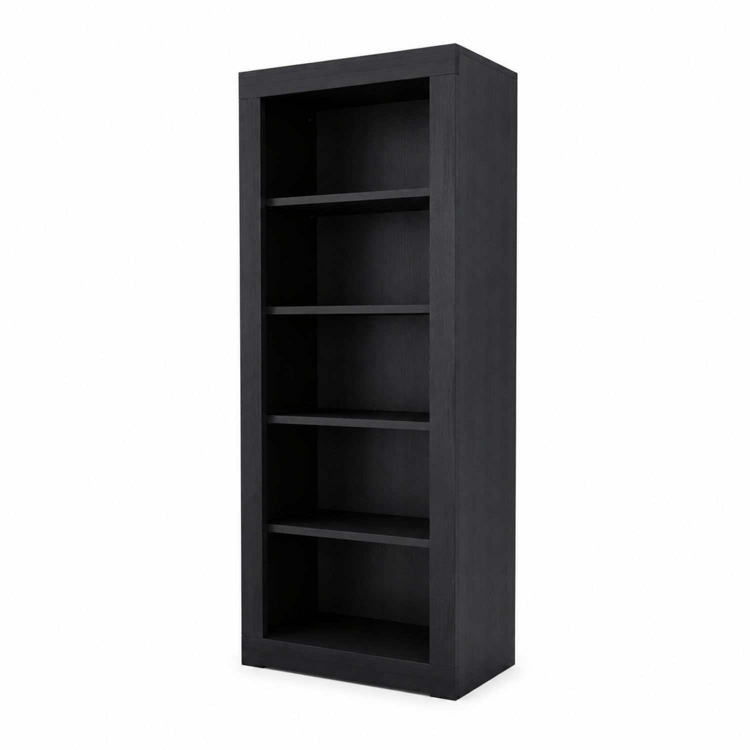 Bücherregal Rechteckig 180x60x30 cm MDF Schwarz-Velverocasa