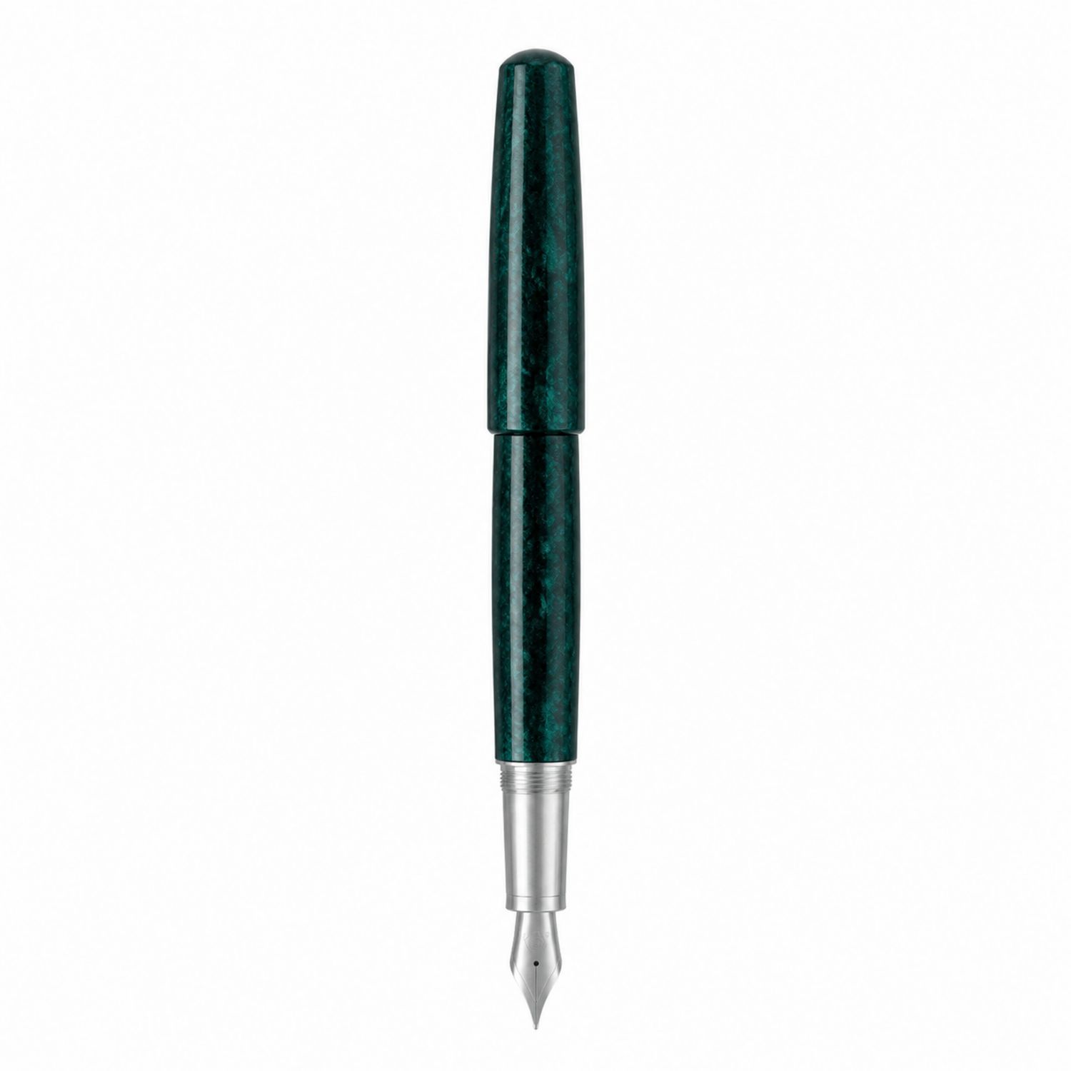 Penna Stilografica Elegante Marmorizzata Verde