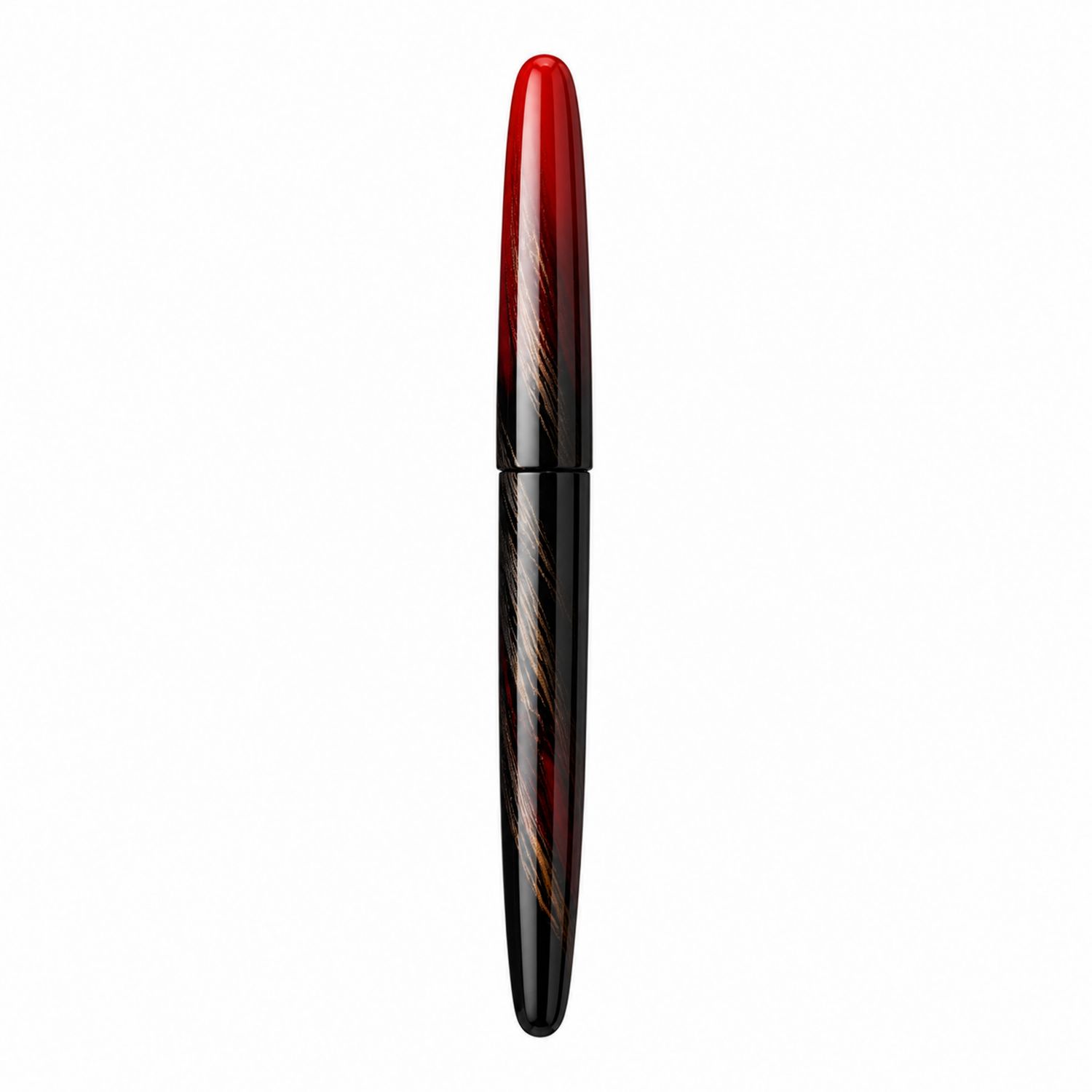 Penna Stilografica Elegante Nero e Rosso