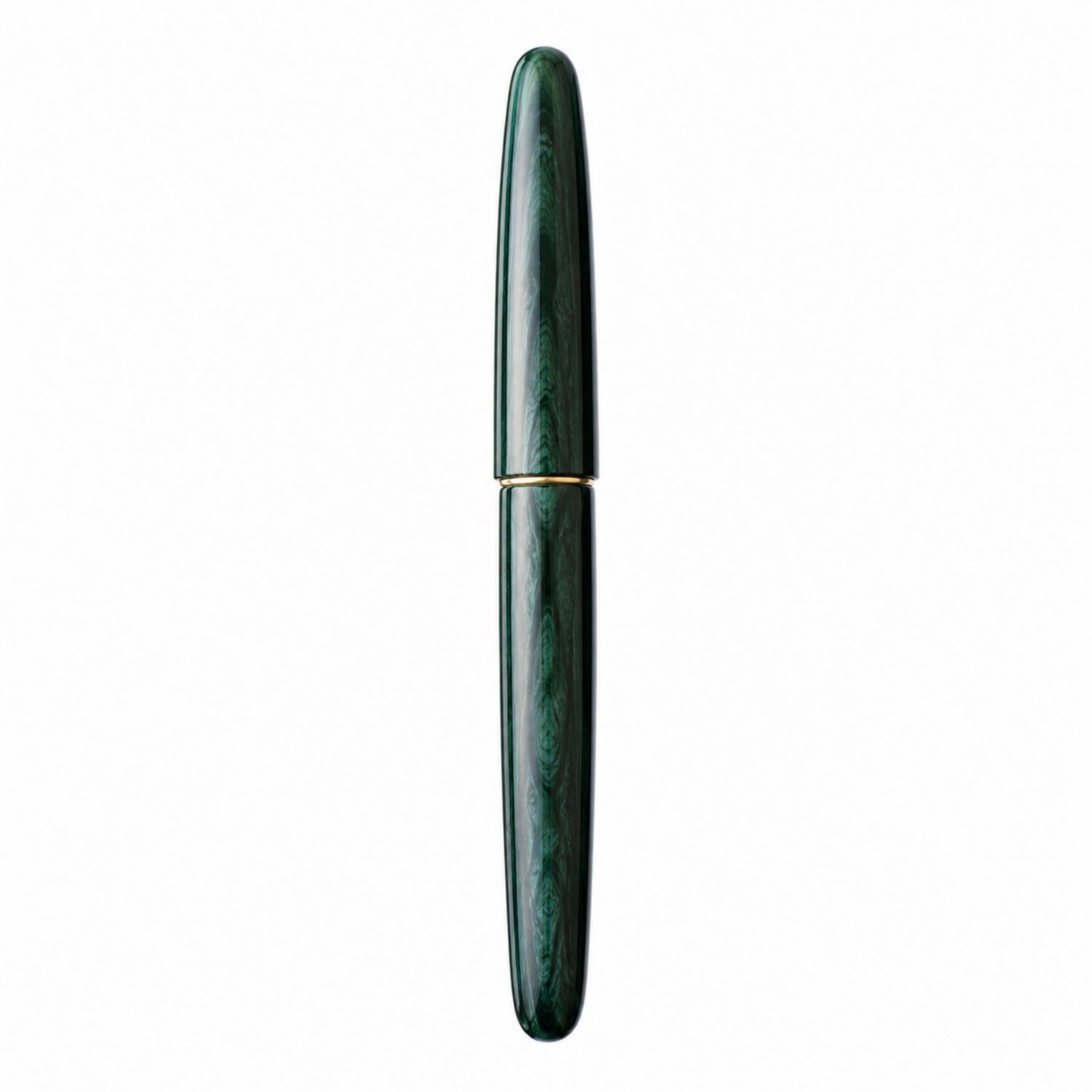 Penna Stilografica Verde Smeraldo con Finiture Eleganti