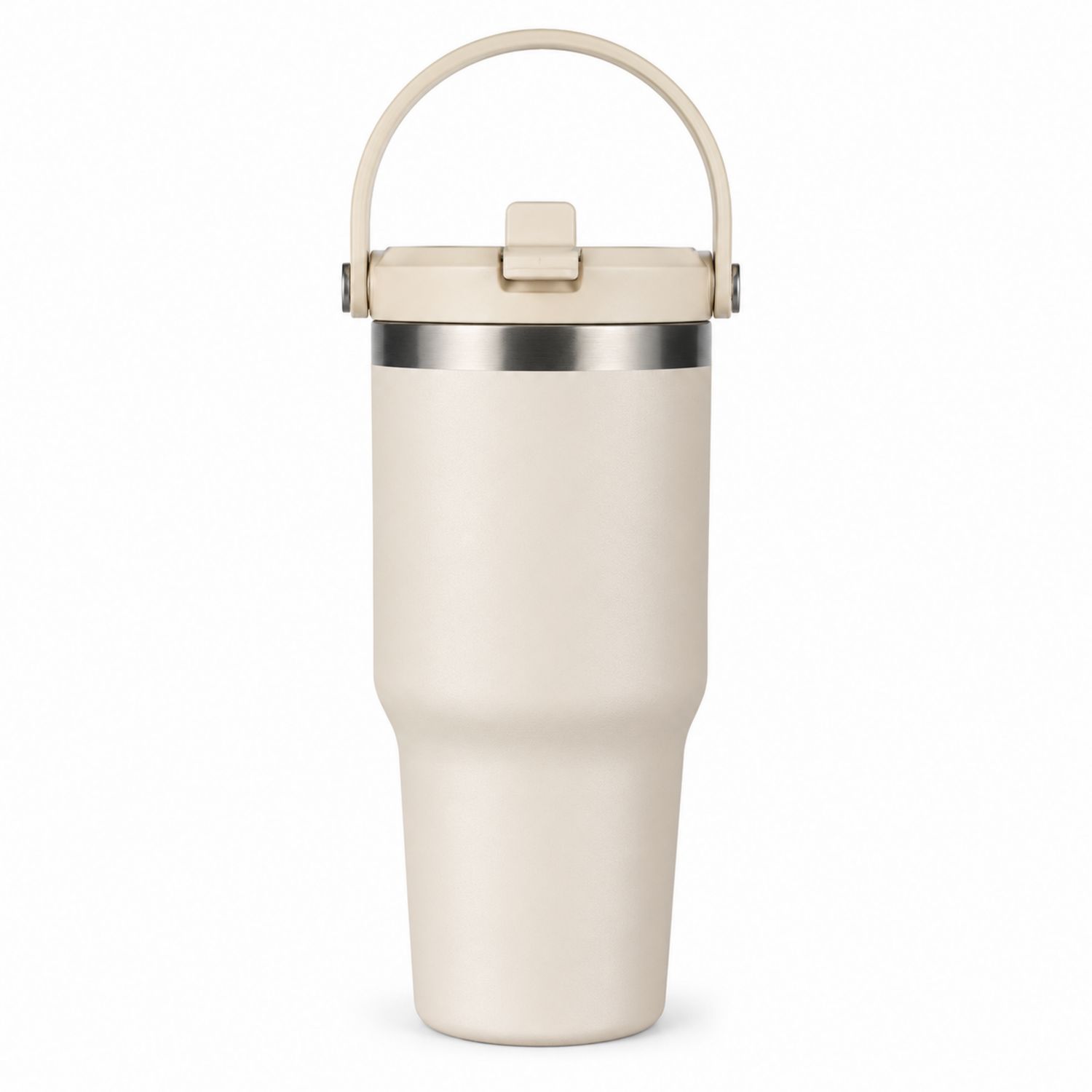 Tazza Termica con Manico Beige 500ml