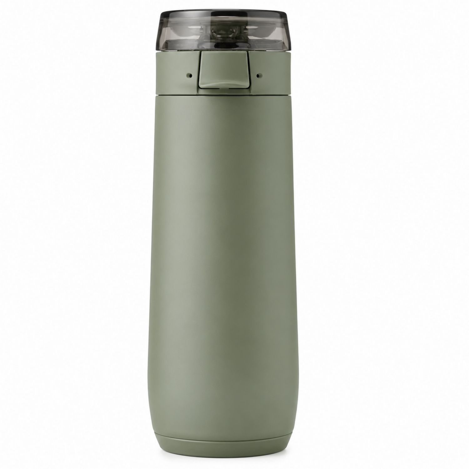 Borraccia Termica Verde 500ml con Coperchio Trasparente