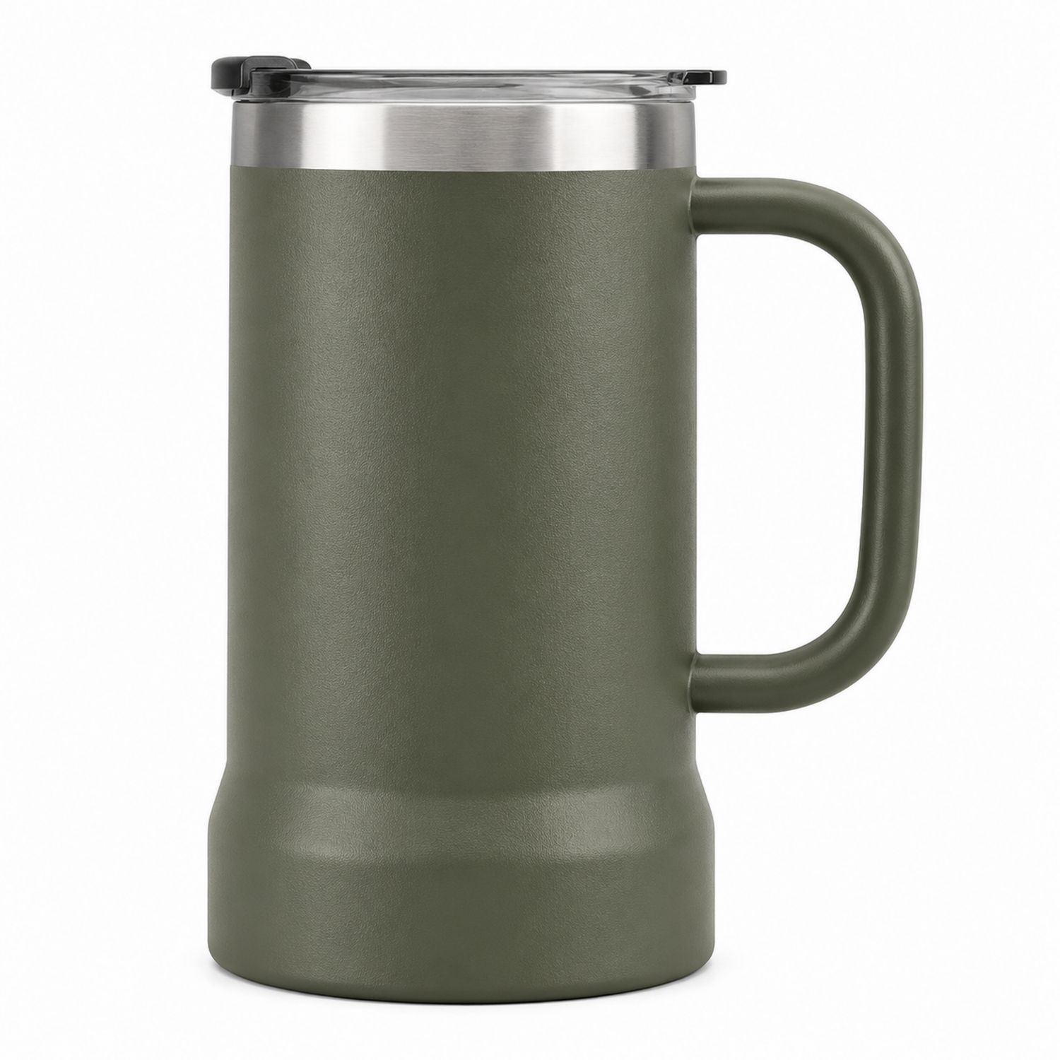 Boccale Termico con Coperchio Verde Opaco 1000ml
