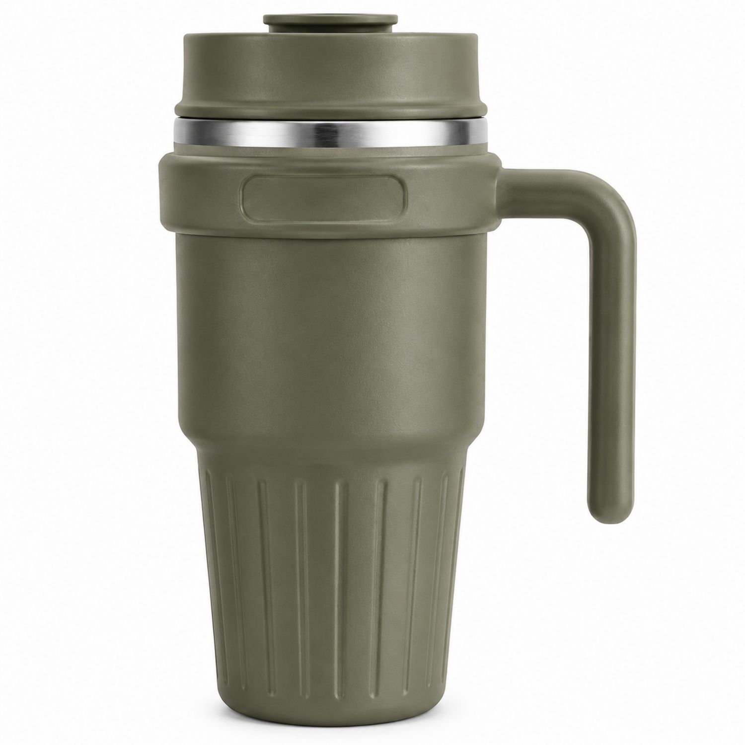 Tazza Termica in Verde Oliva 400ml con Manico