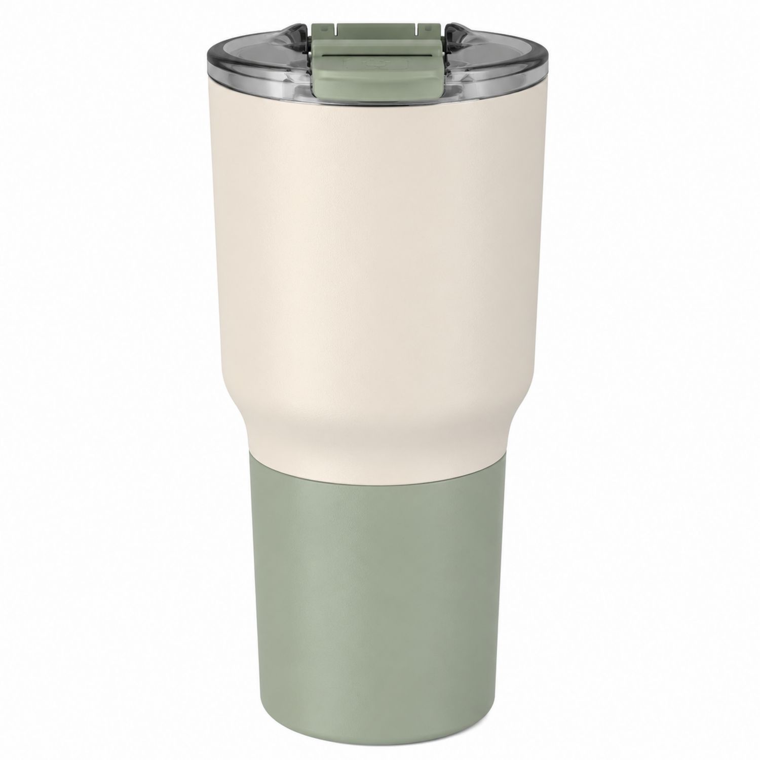 Tazza Termica Isolante 500 ml Beige e Verde