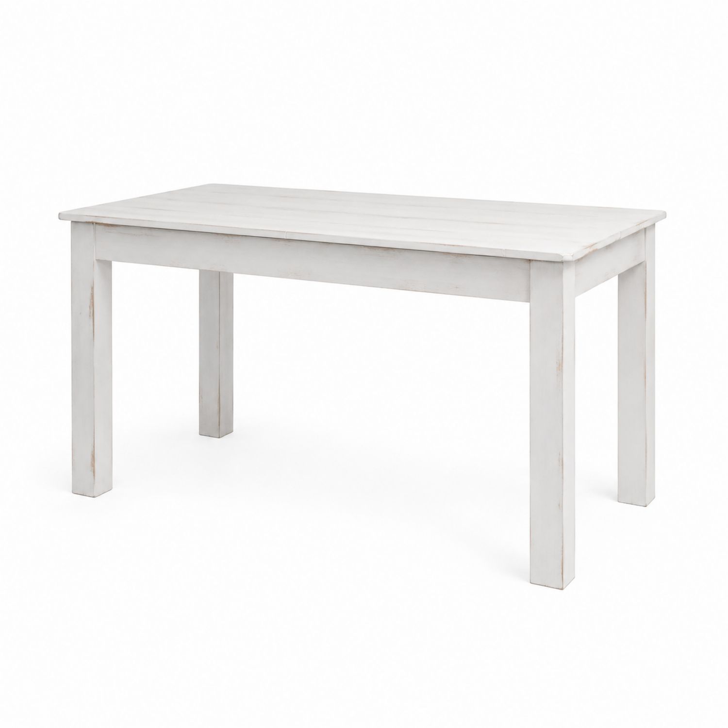 Esstisch rechteckig 150x80x75 cm Kiefernholz Weiß