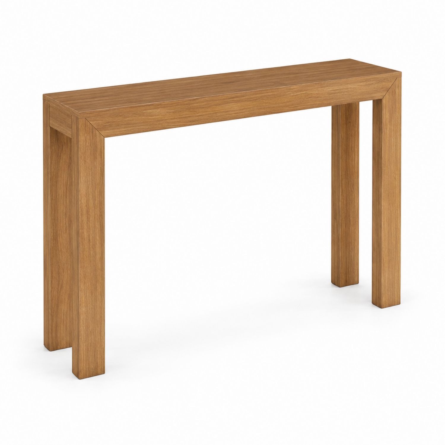 Konsolentisch rechteckig 120 x 30 x 75 cm Holz Braun