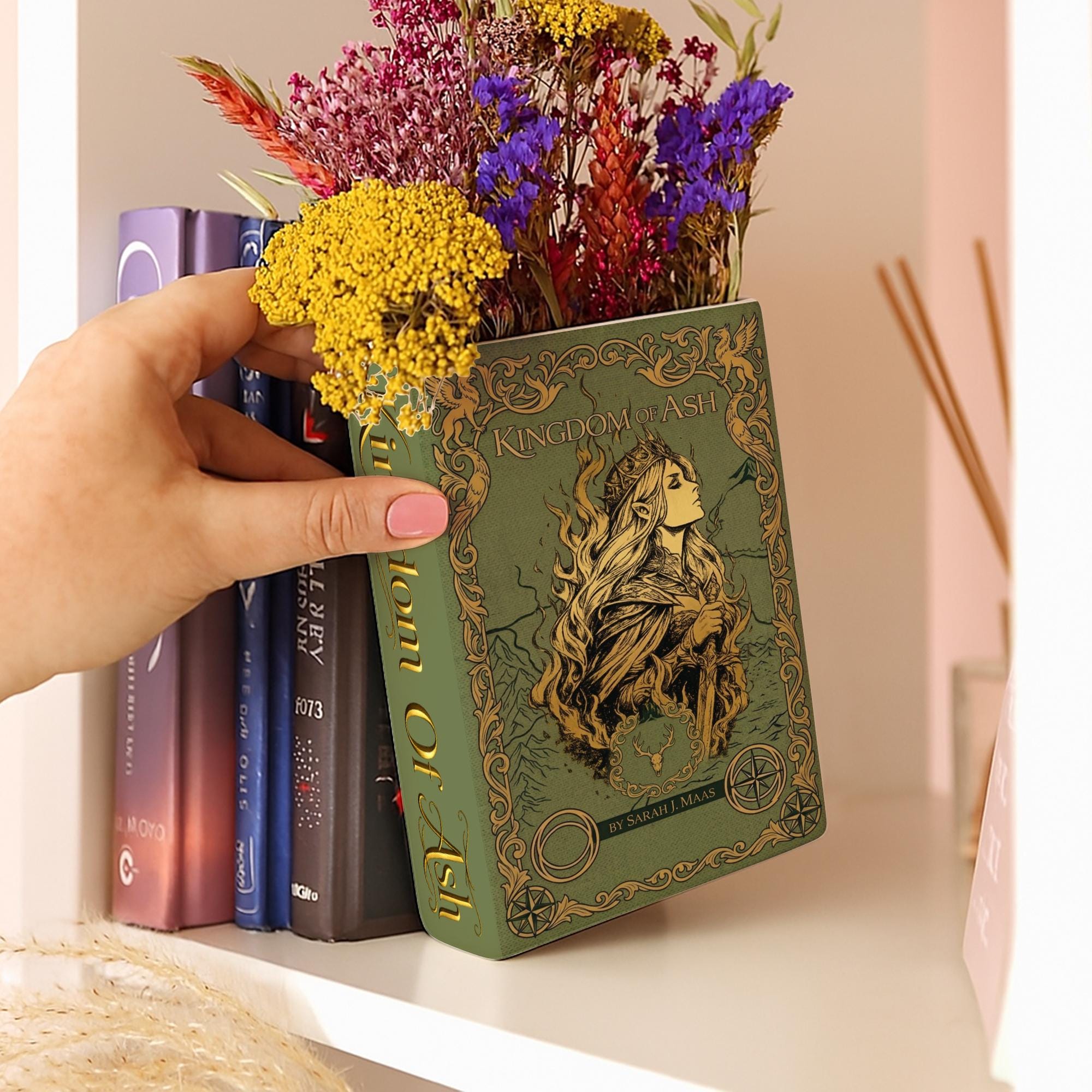 Kingdom of Ash Book Vase