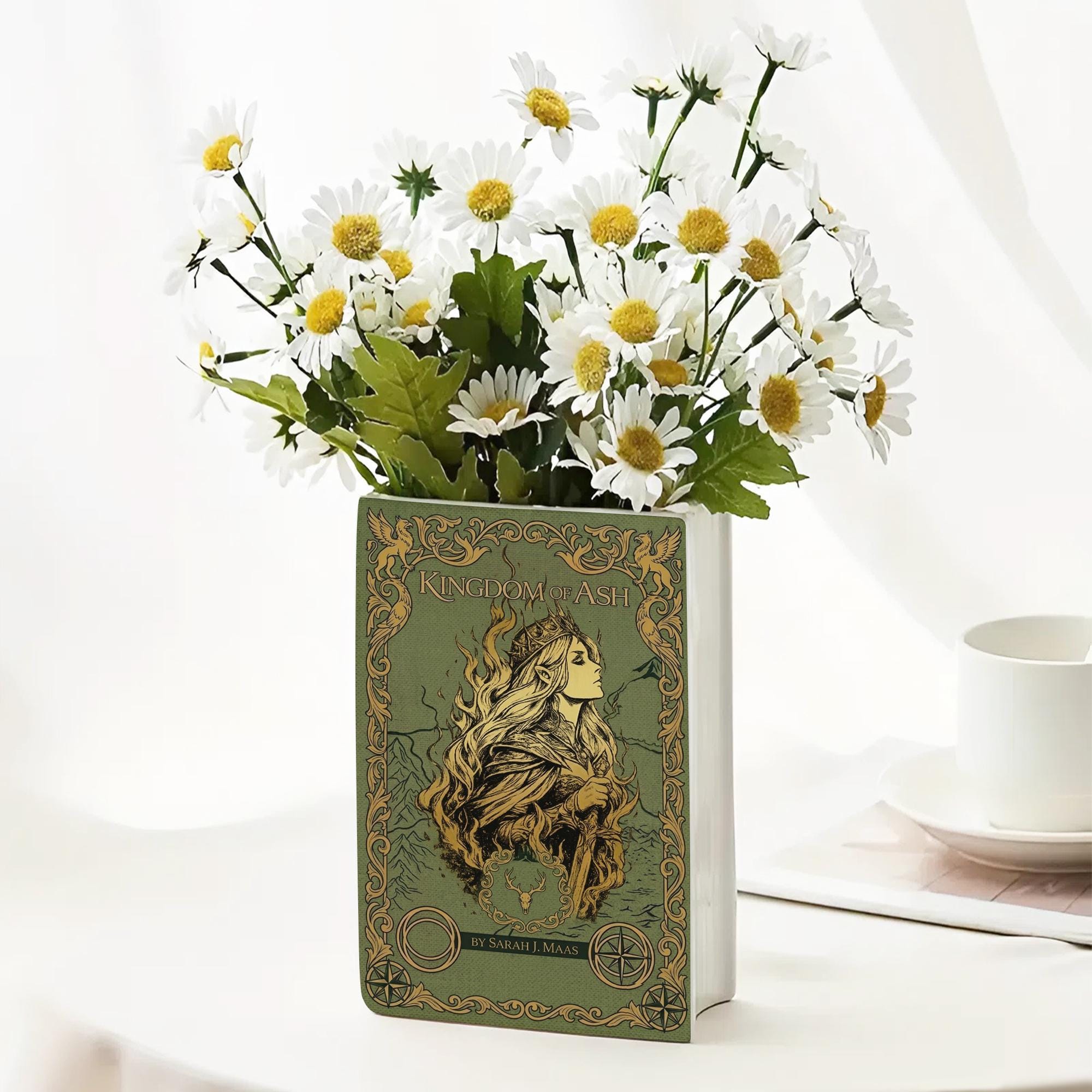 Kingdom of Ash Book Vase