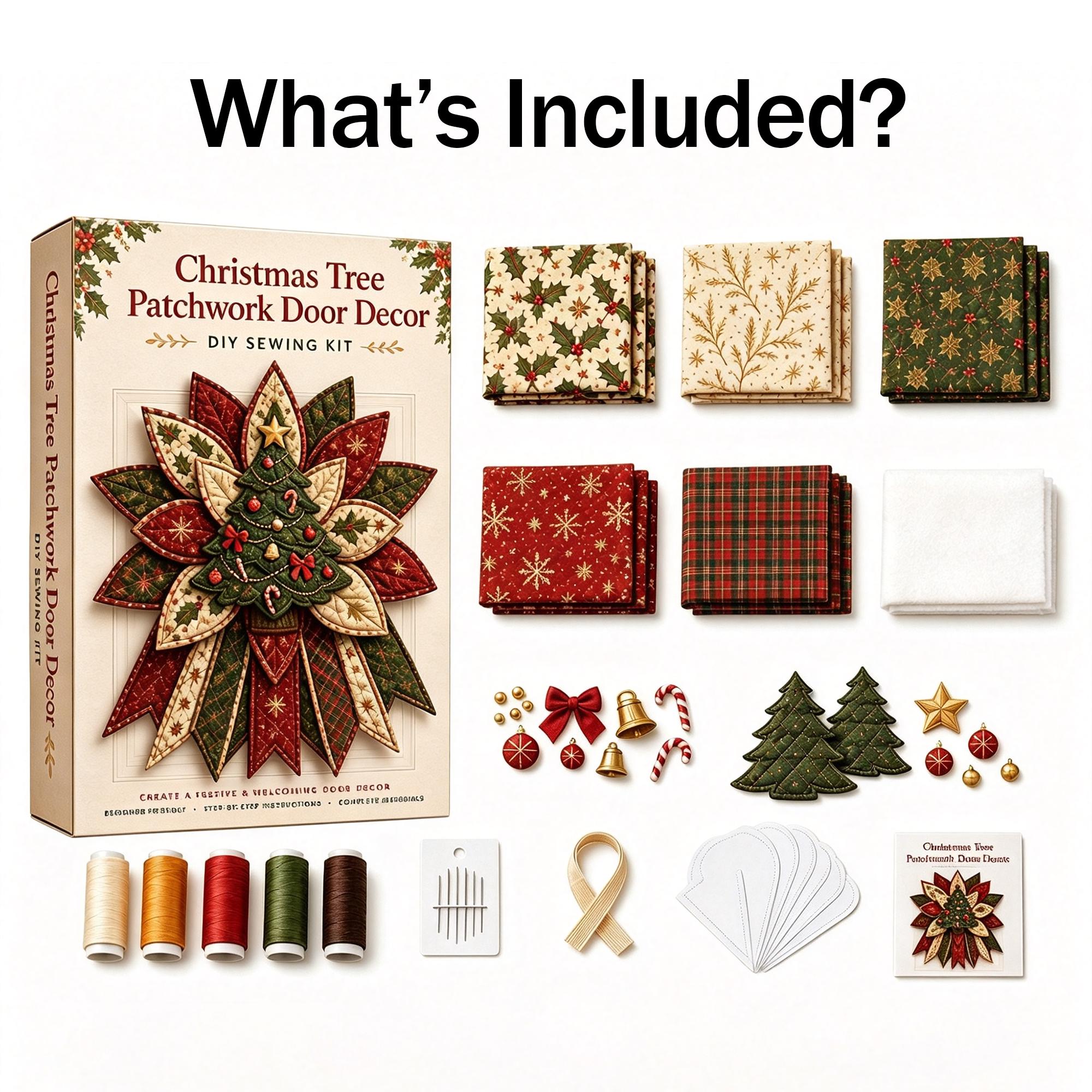 Christmas & Halloween Quilted Door Hanger Sewing Kit