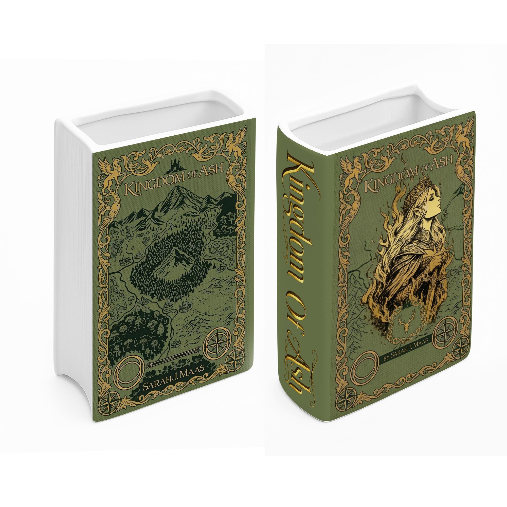 Kingdom of Ash Book Vase