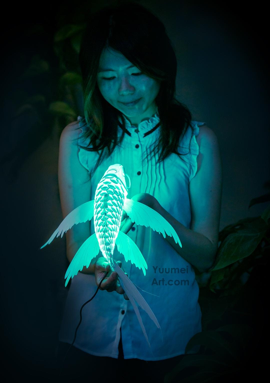 Paper Koi Lantern: DIY fish lamp kit