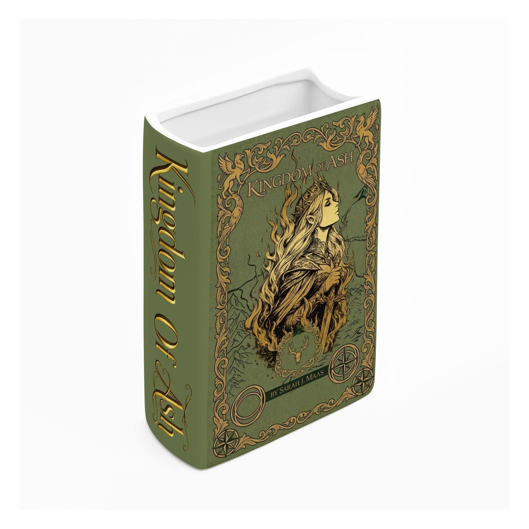 Kingdom of Ash Book Vase