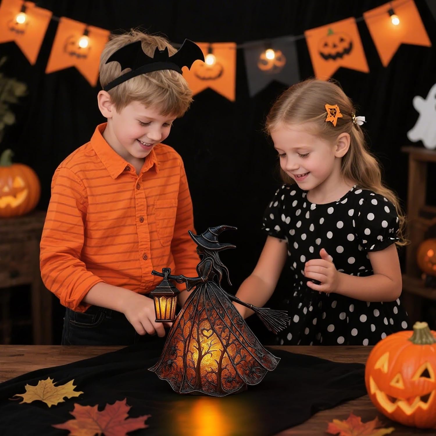 Big Sale！！🔥 Buy More Save More 🔥 Halloween Ghost/Witch Lamp for House Decoration
