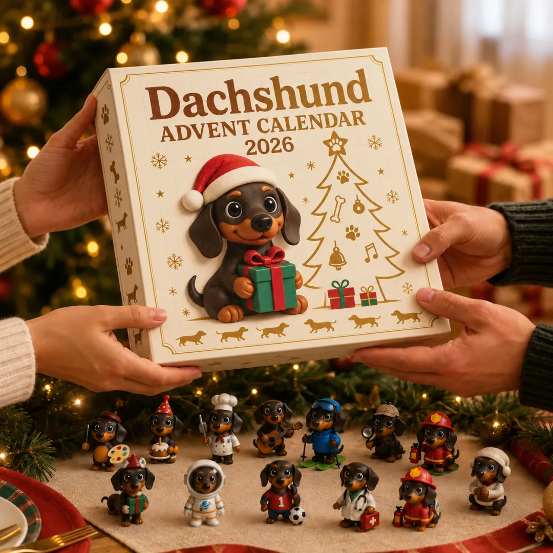 Ifchooseu- Cat/Dachshund/Highland Cow Advent Calendar – 24 Days of Adorable Puppy Surprises