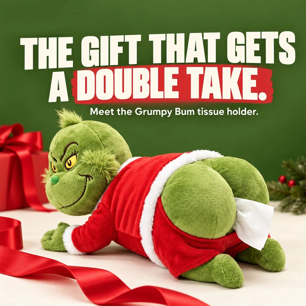 The Grumpy Bum Tissue Holder